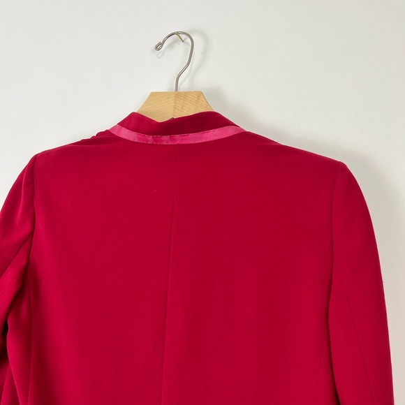 Isabel Marant Pink Tailored Silk Trim Buttoned Classic Blazer Jacket UK 10 - Picture 15 of 15